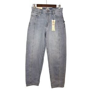 Kensie Jeans The Jessica High Rise Cropped Barrel Size 4/27 NWT